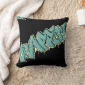 落書きのmojoの枕かクッション クッション (ブランケット)