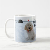 落書きのYes、私達はできます! コーヒーマグカップ (左)