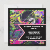 落書きは誕生日の招待状に文字を入れます 招待状 (裏面)