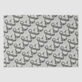 落書きアンパサンドよくはしゃぐサインおもしろいブラック&グレー 薄葉紙 (正面)