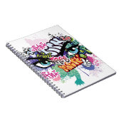 落書きイラストレーションと通り落書き ノートブック (右側)