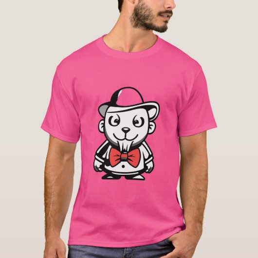 落書きウィザード:都市市街着ティー Tシャツ (正面)