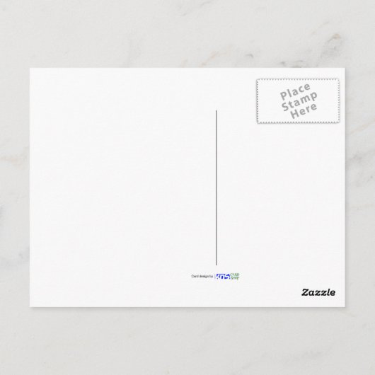 落書きウィンドウ枠 ポストカード (裏面)