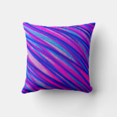 落書きカラーポップ・アートの枕 クッション (裏面)