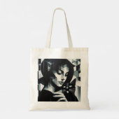 落書きキャットレディ トートバッグ (裏面)