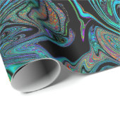 落書きグリーン ラッピングペーパー (ロールコーナー)