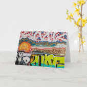 落書きコレクション#6カード カード (黄色い花)