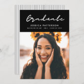 落書きスクリプト卒業生 案内状 (正面/裏面)