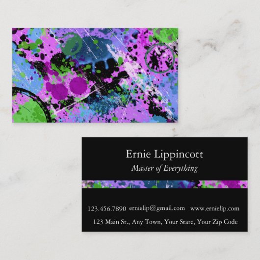 落書きスムージー 名刺 (正面/裏面)