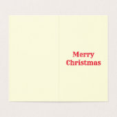 落書きツリー25パッククリスマスカード (内部フラット)