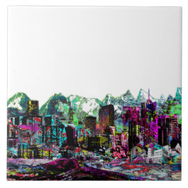 落書きデンバー タイル