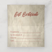 落書きハートスケッチスケッチペンギフトカード プレイスカード (内部開封)