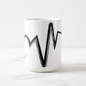 落書きハート愛 コーヒーマグカップ (中央)