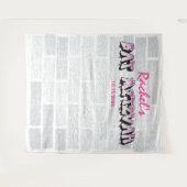 落書きバルミツワーフォトブースパーティー背景 タペストリー (正面(横))