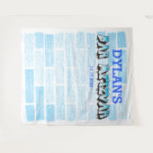 落書きバー(ユダヤ教の)バル・ミツバーフォトブースパーティー背景 タペストリー (正面(横))