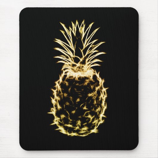 落書きパイナップル マウスパッド (正面)