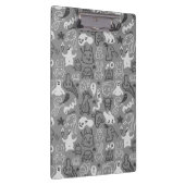 落書きパターンイラストレーション クリップボード (右)