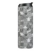 落書きパターンイラストレーション タンブラー (回転左)