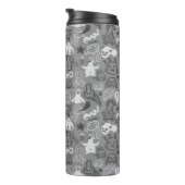 落書きパターンイラストレーション タンブラー (回転右)