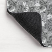 落書きパターンイラストレーション マウスパッド (コーナー)