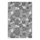 落書きパターンイラストレーション ミニクリップボード (裏面)