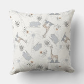 落書きパターン2 クッション (裏面)