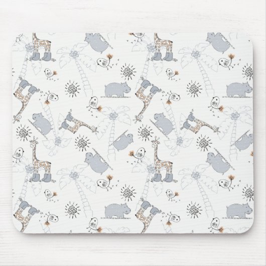 落書きパターン2 マウスパッド (正面)