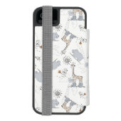 落書きパターン2 INCIPIO iPhoneウォレットケース (フォリオ裏面)