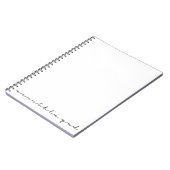 落書きパッド ノートブック (左側)