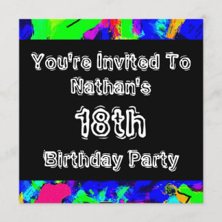 落書きパーティー 招待状