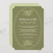 落書きフレーム 招待状 (正面/裏面)