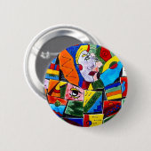 落書きボタン 缶バッジ (正面&裏面)