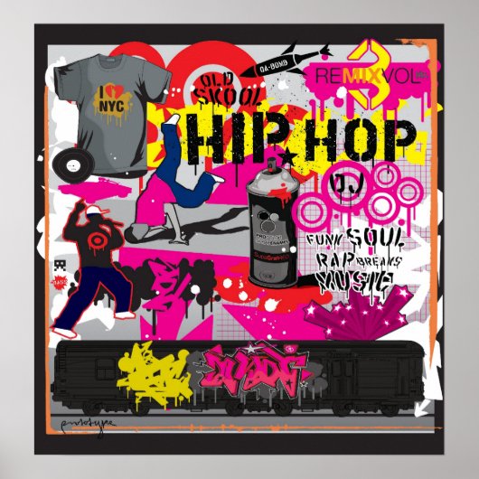 落書きポスター ポスター (正面)