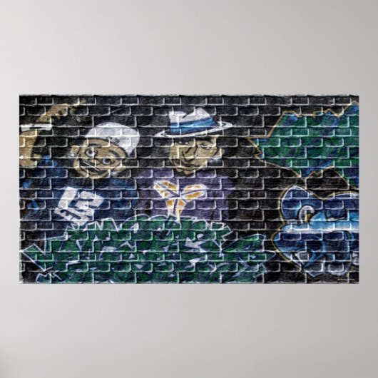 落書きポスター ポスター (正面)