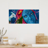 落書きポスター ポスター (キッチン)