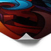 落書きポスター ポスター (角)