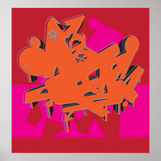 落書きポスター ポスター