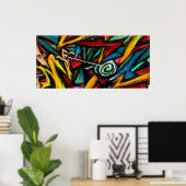 落書きポスター ポスター (ホームオフィス)