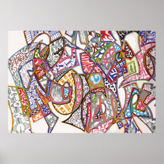 落書きポスター ポスター