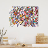 落書きポスター ポスター (キッチン)