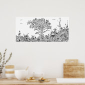 落書きポスター ポスター (キッチン)