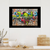 落書きポスター ポスター (キッチン)