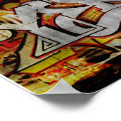 落書きポスター#2 ポスター (角)