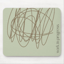 落書きマウスパッド – 進行中の作業 マウスパッド