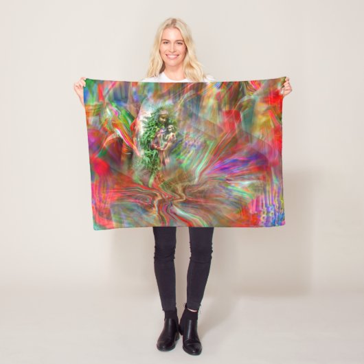 落書きマドンナ フリースブランケット (インサイチュ)