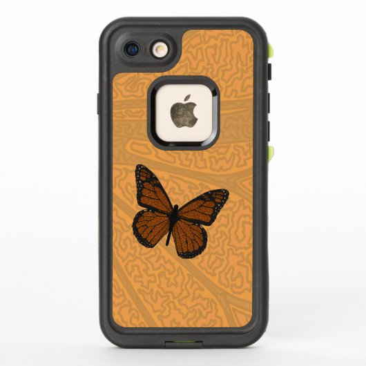 落書きモナーク ライフプルーフケース LifeProof iPhoneケース (裏面)