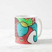 落書きモンスター コーヒーマグカップ (正面右)