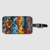 落書きラゲッジタグ ラゲッジタグ (正面横)