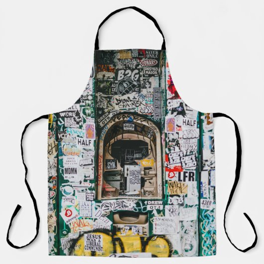 落書き付きATM機 エプロン (正面)