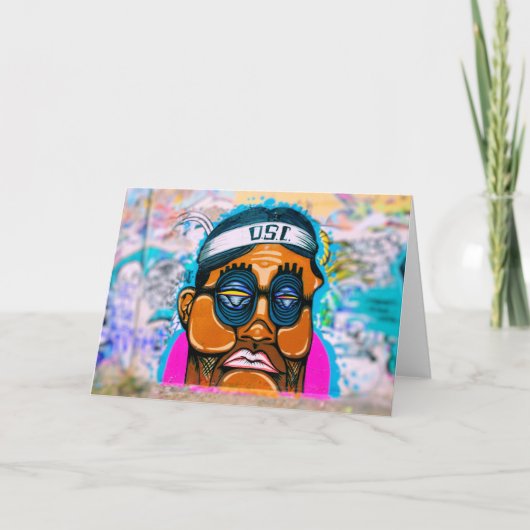 落書き公園のグリーティングカード カード (正面)